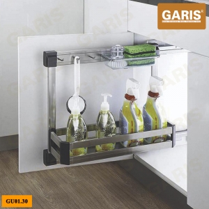 Giá để chất tẩy rửa, inox tấm, bắt cánh mở