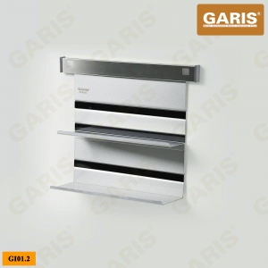 Giá để gia vị hai tầng inox tấm 