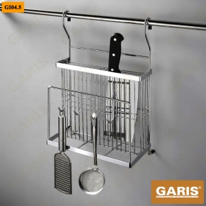 Giá treo dao thớt Inox, inox nan tròn – GI04.5