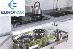 Giá Xoong Nồi Inox Đáy Đặc Âm Tủ EURONOX EU1.60