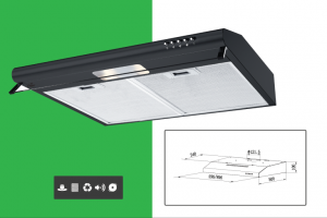 Máy hút khử âm tủ TOM 1301B