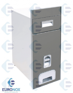Thùng Gạo Gương, Nút Nhấn- Màu Trắng EURONOX EUR-26S