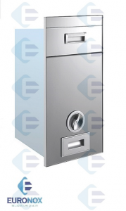 Thùng Gạo Gương,nút Xoay-Màu Bạc EURONOX EUR-26W